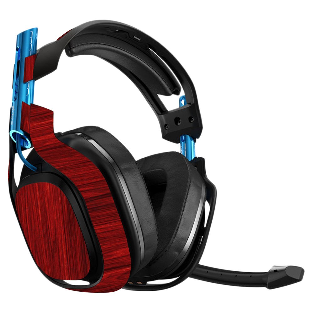 Premium Vinyl Decal Wrap for Astro A50 3rd Gen Gaming Headset - Cherry Wood Grain Design | Durable, Scratch-Resistant Skin | Easy to Apply & Remove | Made in USA | Perfect for Gaming Setups & Customization