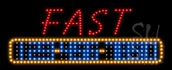 Fast Tax Refunds Animated LED Sign - 13