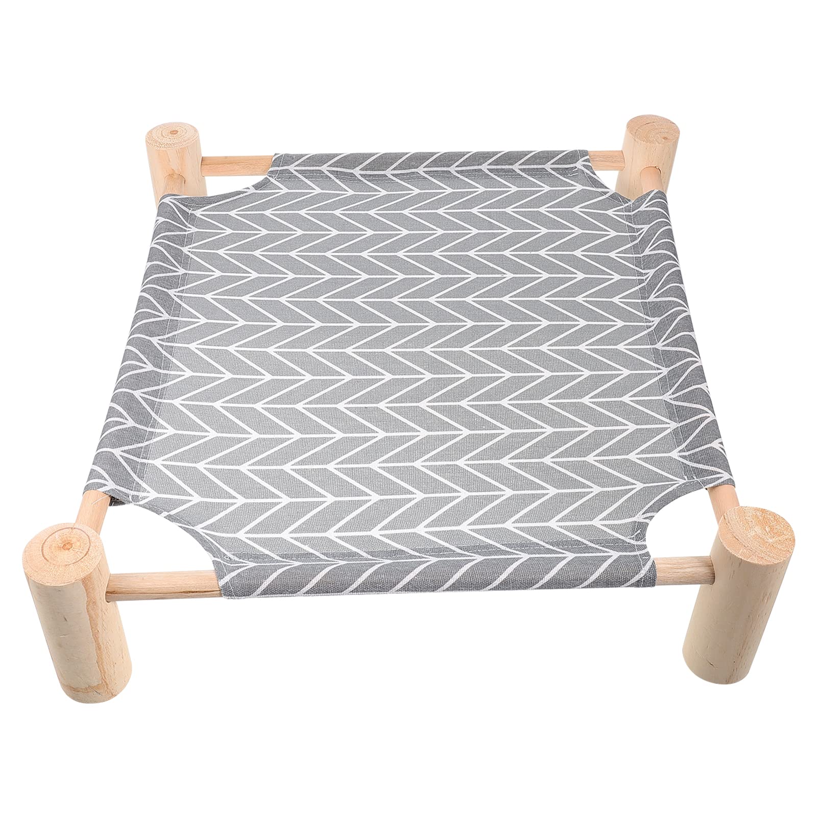 LUOZZY Detachable & Breathable Cat Hammock Bed - Elevated Pet Sleeping Bed for Cats & Small Dogs - Soft Grey Washable Design - Perfect for Indoor Lounging & Window Relaxation
