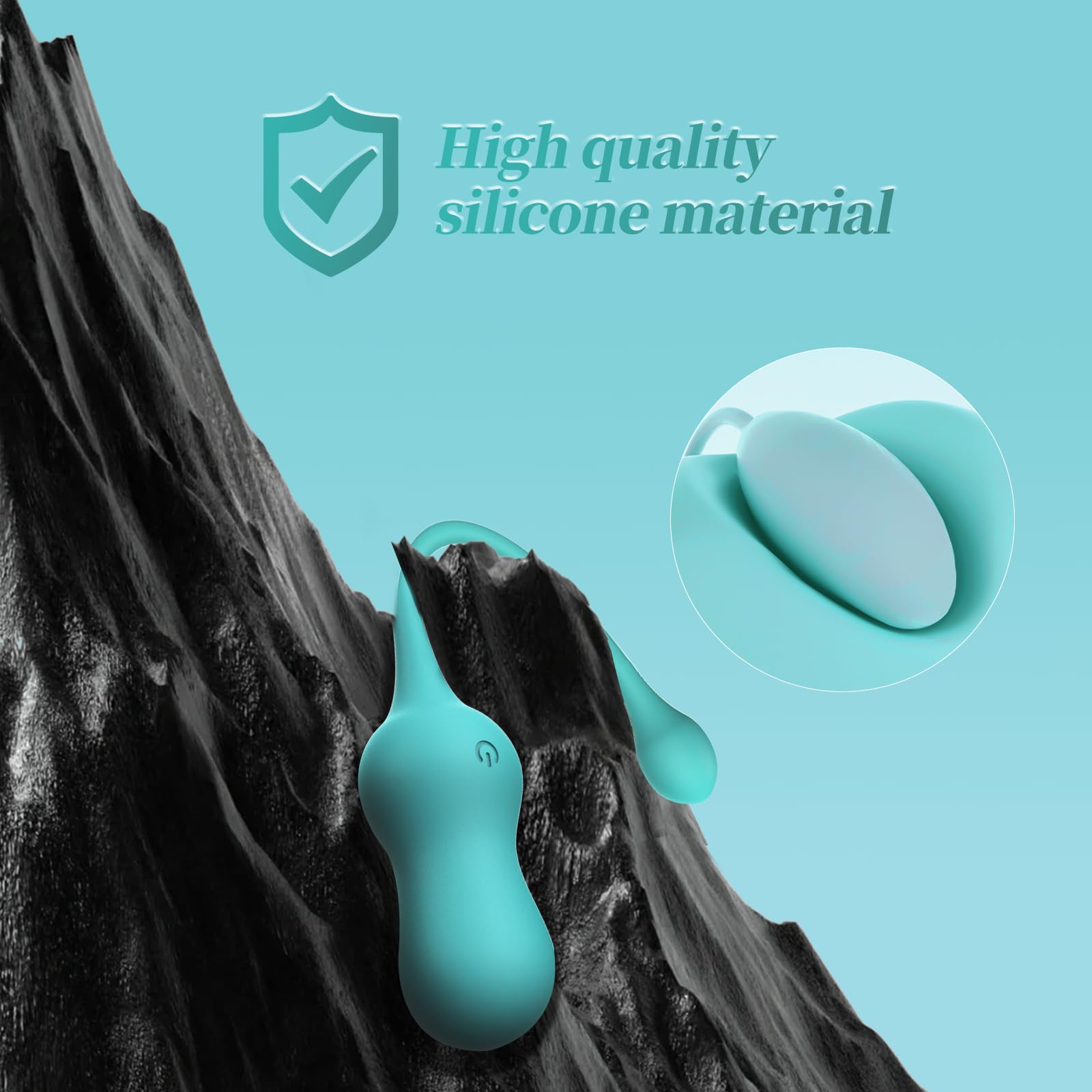 10-Speed Waterproof Rechargeable Remote Control Panty Vibrator for Women - Clitoral & G-Spot Stimulation, Vaginal Tightening Ball Massager - Adult Sex Toy for Couples & Solo Play (Bedroom, Travel, Surprise Gift)