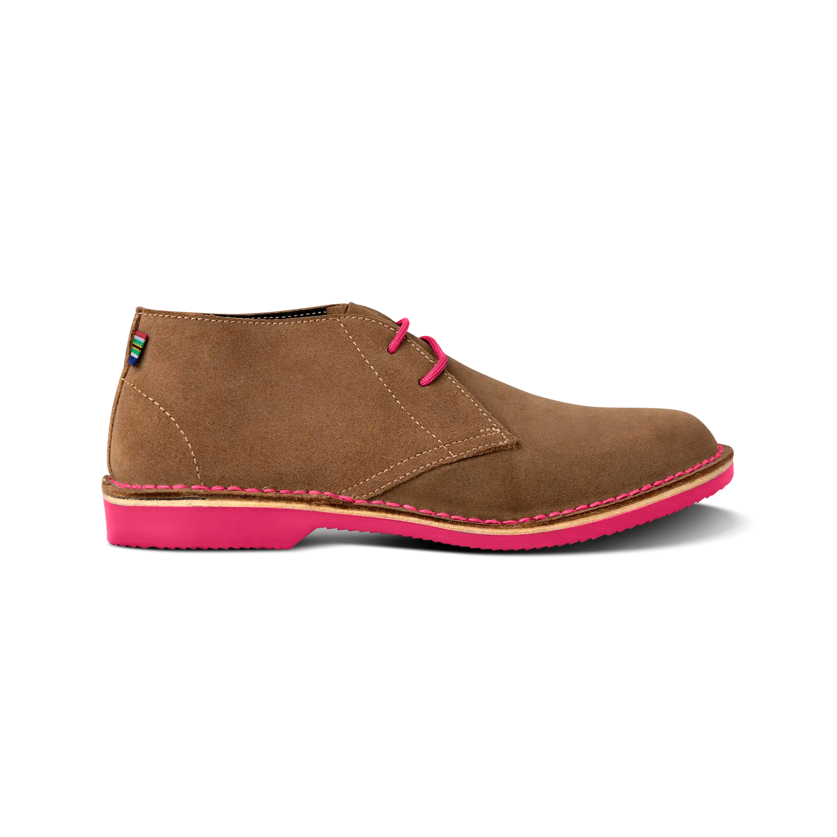 Heritage Hadeda Women's Sneakers with Hot Pink Sole - Comfortable Casual Walking Shoes for Women - Perfect for Gym, Running, and Everyday Wear