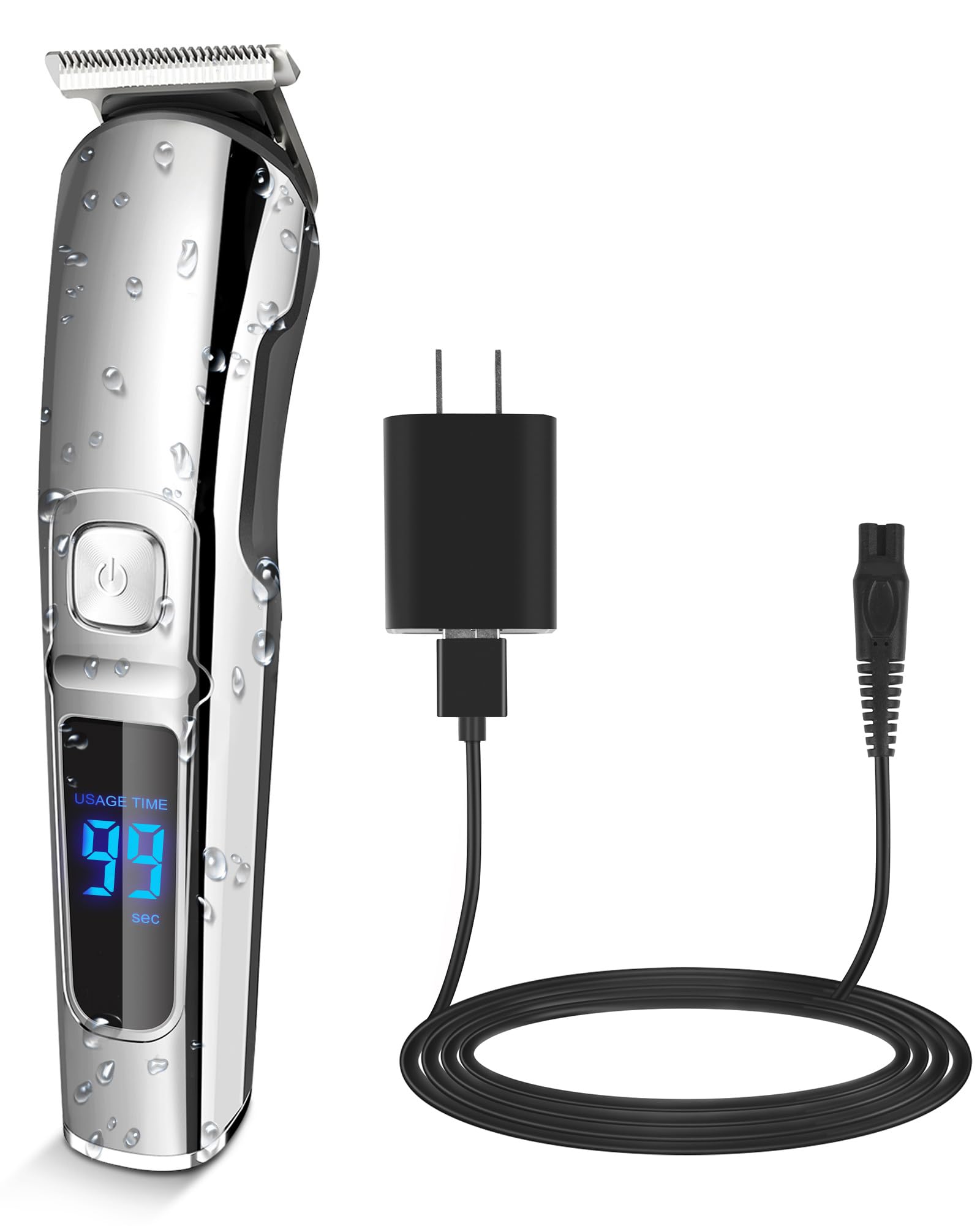 Ufree Professional Beard Trimmer Kit for Men - Cordless Electric Razor with Nose & Mustache Trimmer, Hair Clippers & Charger | Perfect for Travel, Home Grooming & Gift for Dad/Husband