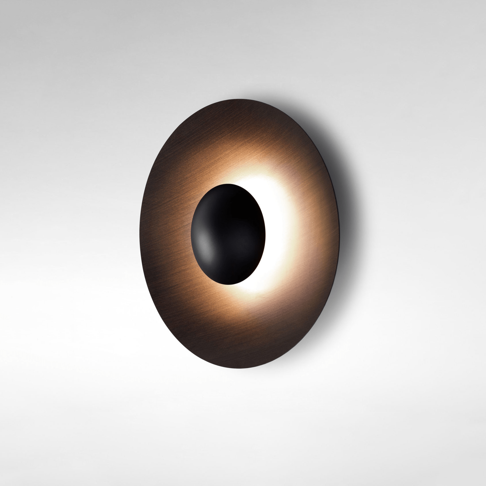 Round Ginger Wall Lamp - Modern LED Wall Light for Bedroom, Living Room, and Hallway - Energy Efficient Home Decor Lighting Fixture