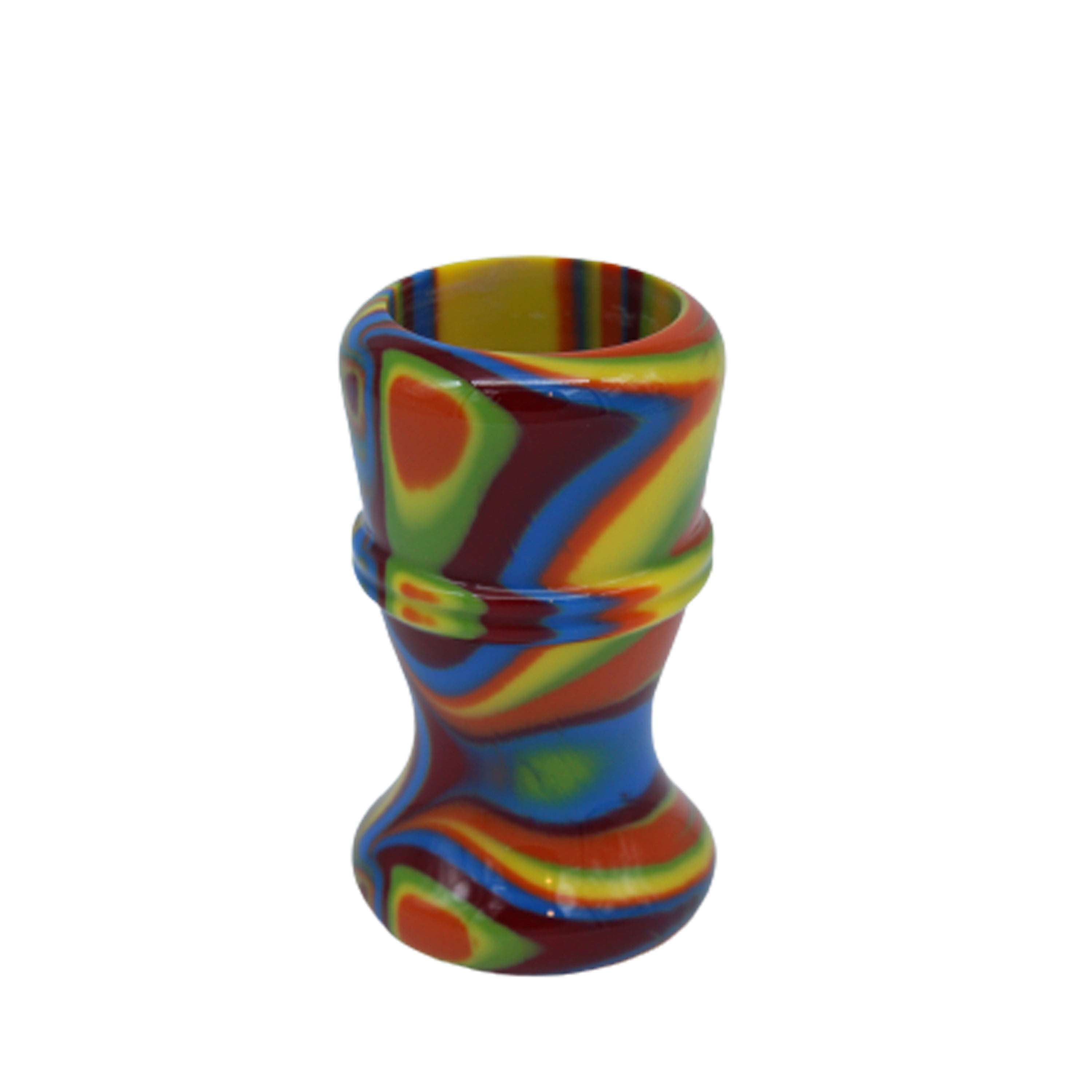 Premium Handcrafted Disco Shaving Brush Handle - Fits 24mm & 26mm Knots - Perfect for Wet Shaving & Grooming Gifts for Men