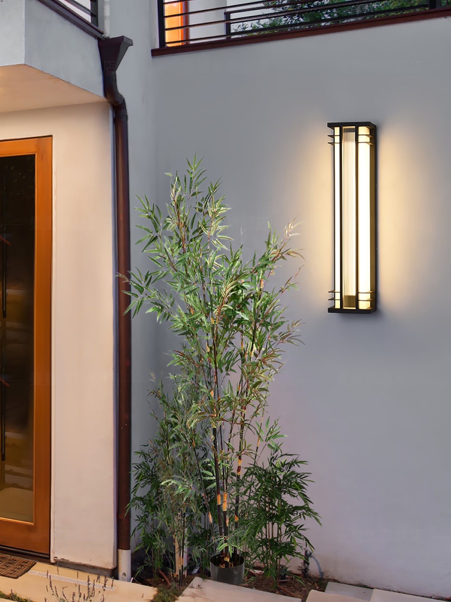 Double Axis Outdoor Wall Lamp - Adjustable LED Exterior Light for Porch, Patio, and Garden - Weatherproof & Energy Efficient - Perfect for Home Security and Landscape Lighting
