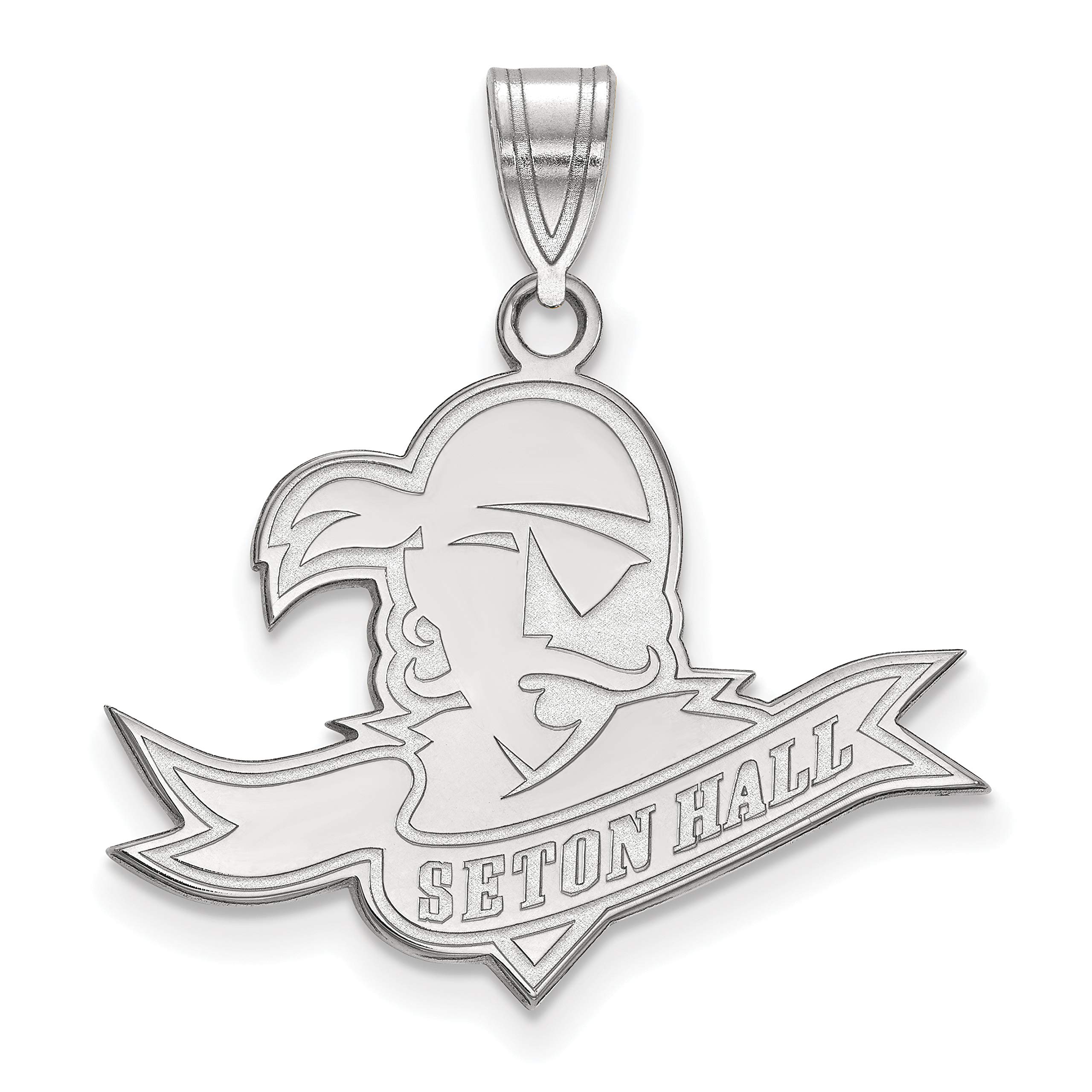 Seton Hall University Pirates Sterling Silver Mascot Pendant - Perfect for Alumni Gifts, Graduation Jewelry & School Spirit Accessories