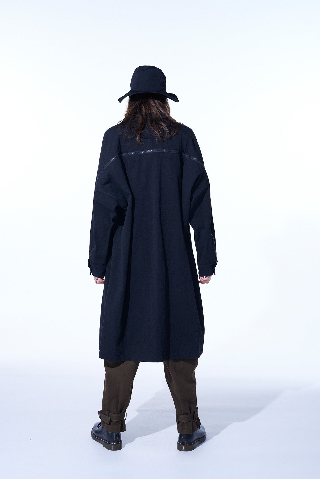 Organic Cotton Hemp Twill Zip-Up Coat with Back Yoke - Eco-Friendly Lightweight Jacket for Men & Women | Perfect for Casual Outings, Travel & Outdoor Adventures