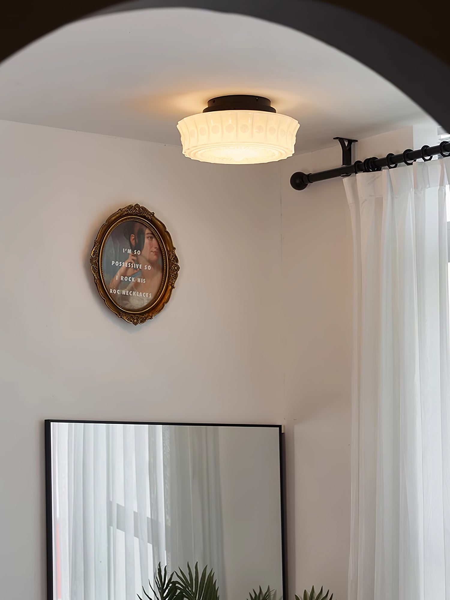 Charles Edwards Modern Ceiling Lamp - Elegant LED Lighting Fixture for Living Room, Bedroom & Dining Room - Perfect for Home Decor & Interior Design