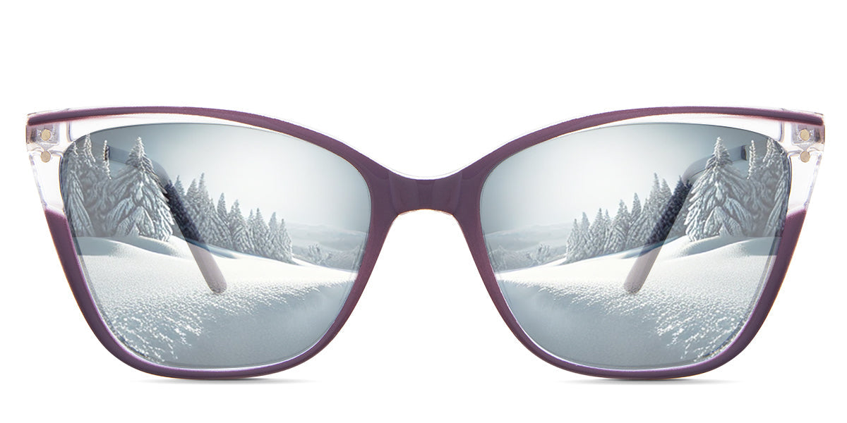 Mila Women's Prescription Tinted Glasses - Stylish & UV Protection for Work, Driving & Outdoor Activities