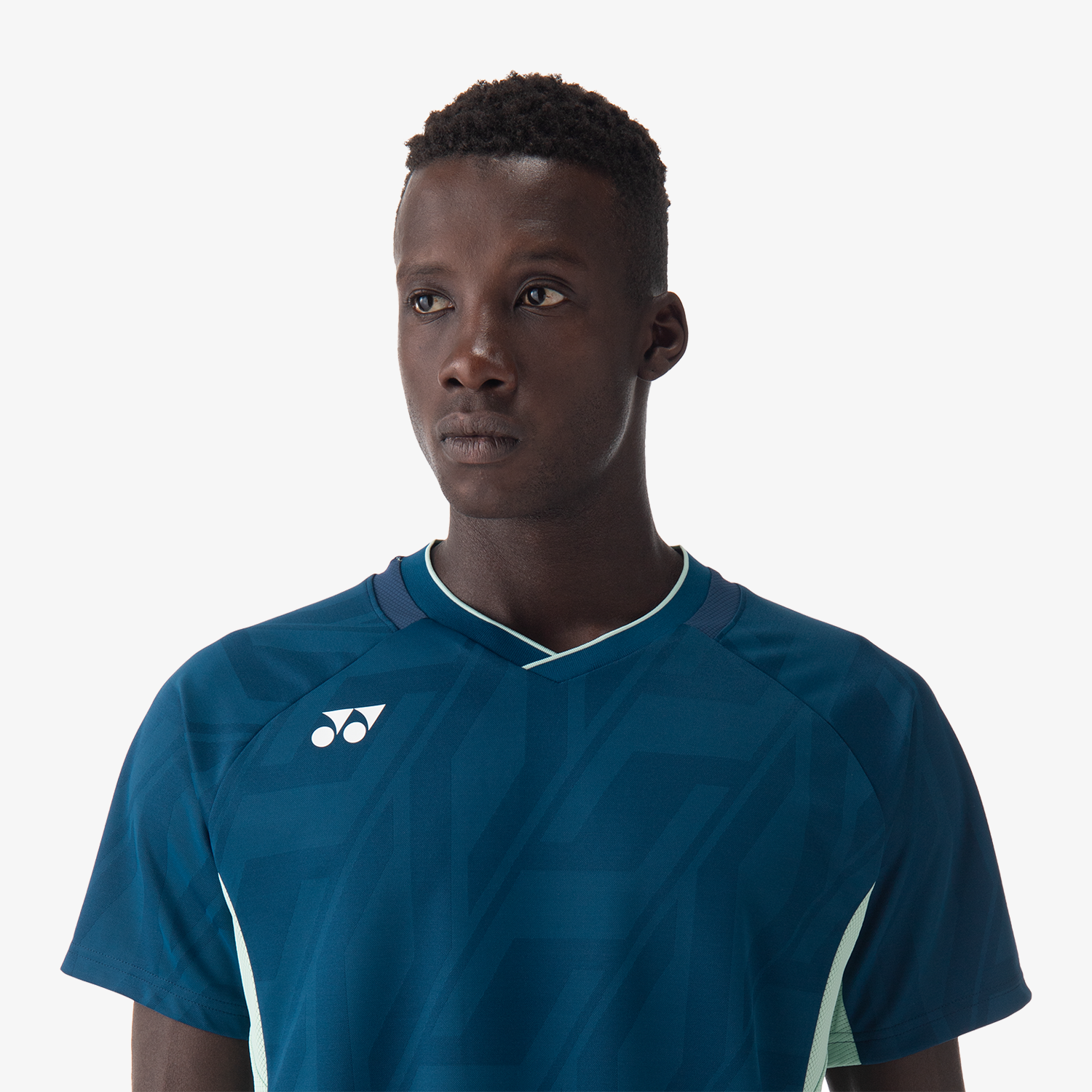 Yonex Men's Crew Neck Tennis Shirt 10632 - Ink Blue | Moisture-Wicking & Breathable for Sports & Casual Wear