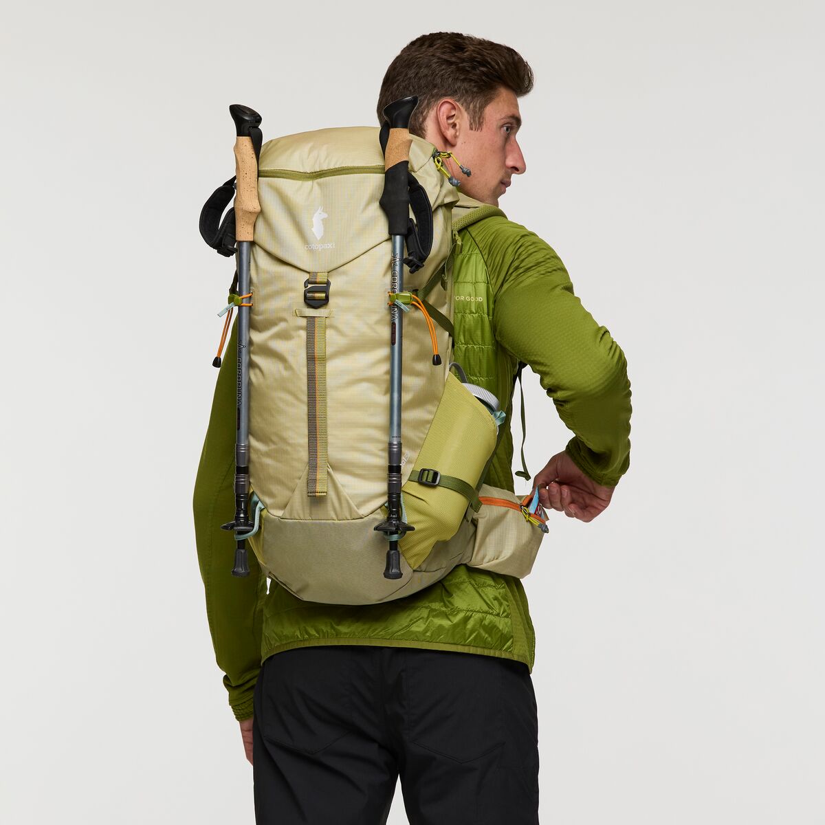 Cotopaxi Arenal 32L Backpack - Lightweight Hiking & Travel Daypack for Men & Women - Water-Resistant Grain/Lemongrass Color - Perfect for Outdoor Adventures, Commuting & Daily Use