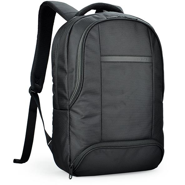 AGVA Traveller 18L 15.6 Inch Laptop Backpack for Men & Women - Lightweight Water-Resistant Business Travel Backpack with USB Charging Port (Black) - Perfect for Commuting, Air Travel, and Daily Office Use
