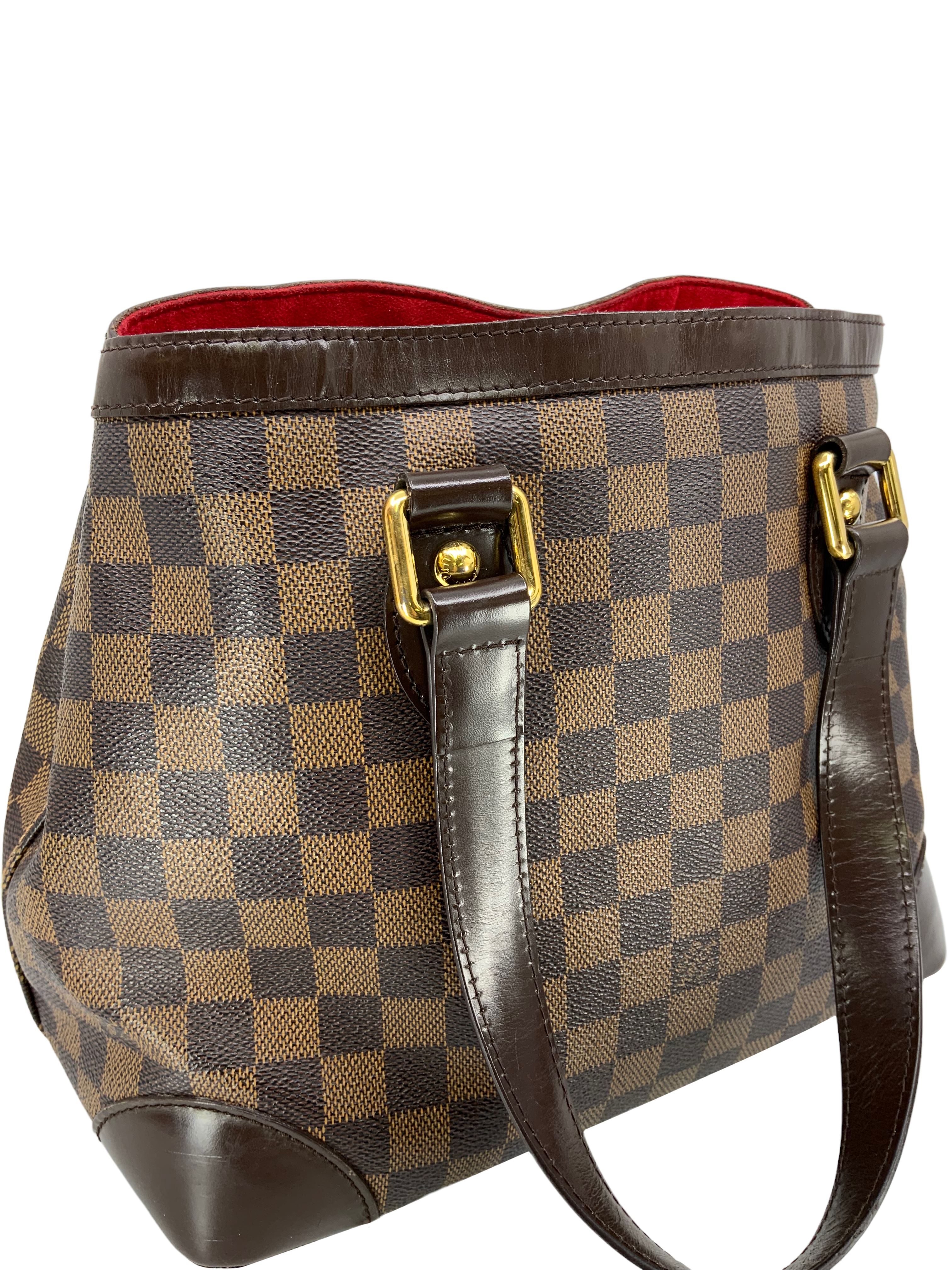 Authentic Louis Vuitton Damier Ebene Hampstead PM Handbag - Luxury Crossbody Bag for Women, Perfect for Work, Travel & Everyday Use