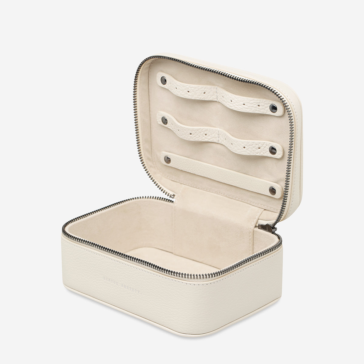 Shining Armor Jewelry Case - Elegant Velvet Lined Storage Box for Necklaces, Rings & Earrings - Perfect for Travel, Gifts & Home Organization