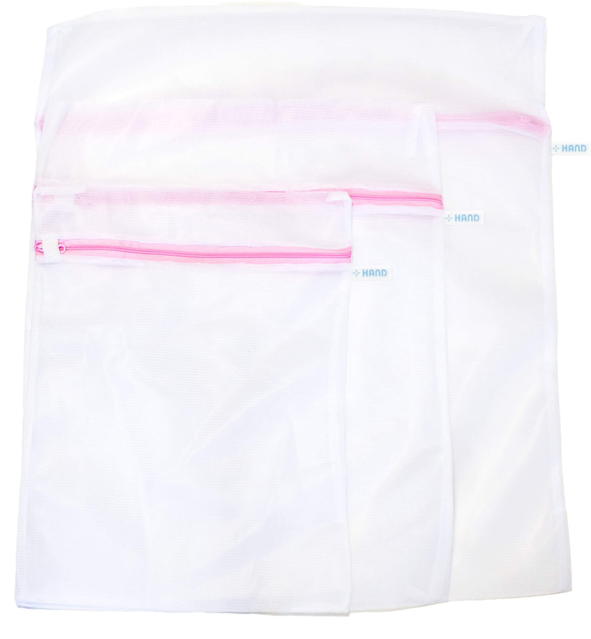 Premium Dense Mesh Laundry Bags (Pack of 2) - 40x50cm Zippered Delicate Wash Bags for Bras, Underwear & Lingerie - Gentle Clothes Protection for Travel, Gym & Home Use