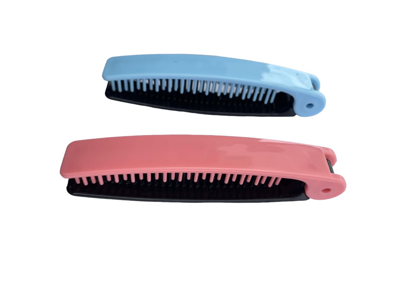 Ayushicreationa Folding Hair Brush and Comb Set - 3pc Portable Travel Hairbrush with Double Head Massage for Thick & Thin Hair - Multi Color for Home, Travel & On-the-Go Styling