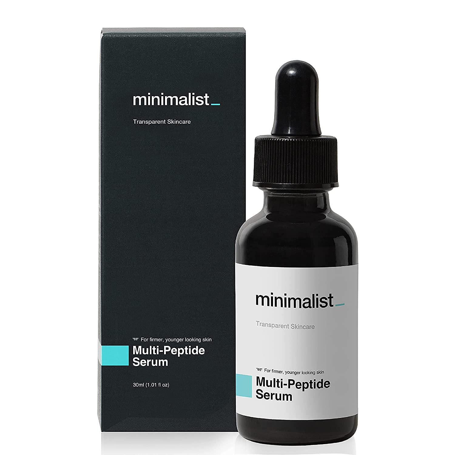 Minimalist Multi Peptide Night Face Serum for Ageless Younger Skin, 30ml | Collagen Boosting, Hydrating & Overnight Repair Serum for Women & Men with 7% Matrixyl 3000 & 3% Bio-Placenta | Anti-Aging Night Treatment for Wrinkles & Fine Lines | Perfect for Nighttime Skincare Routine