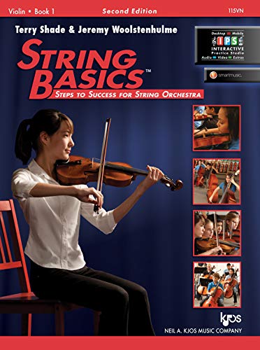 115VN - String Basics: Steps to Success for String Orchestra Violin Book 1 - Beginner Violin Method Book for Students & Teachers - Perfect for School Orchestra Practice & Music Lessons