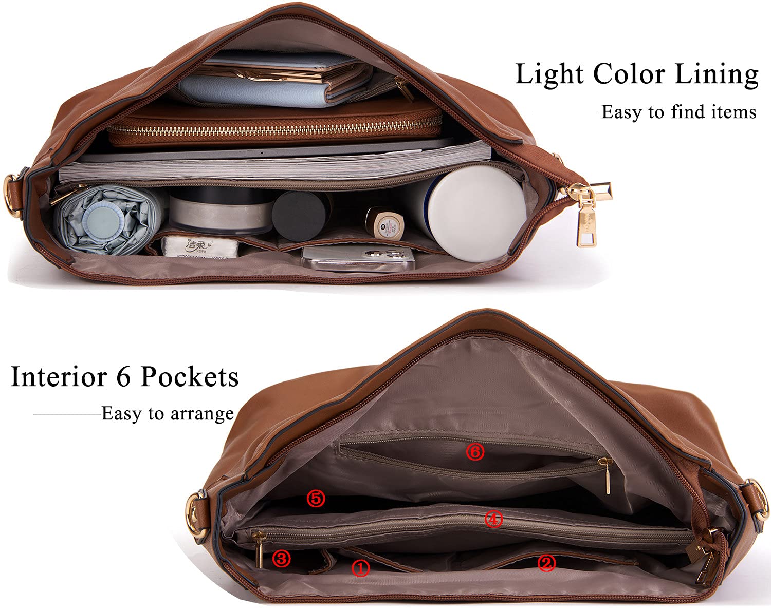 Stylish Large Crossbody Bags for Women - Fashion Shoulder Handbag Purse with Wallet Set, Tote & Hobo Purses | Perfect for Work, Travel & Everyday Use