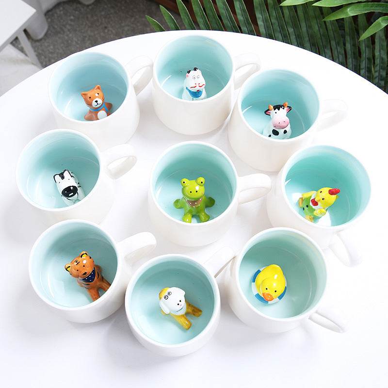 Creative 3D Coffee Mug - Unique Ceramic Cup for Home & Office Use - Perfect Gift for Coffee Lovers