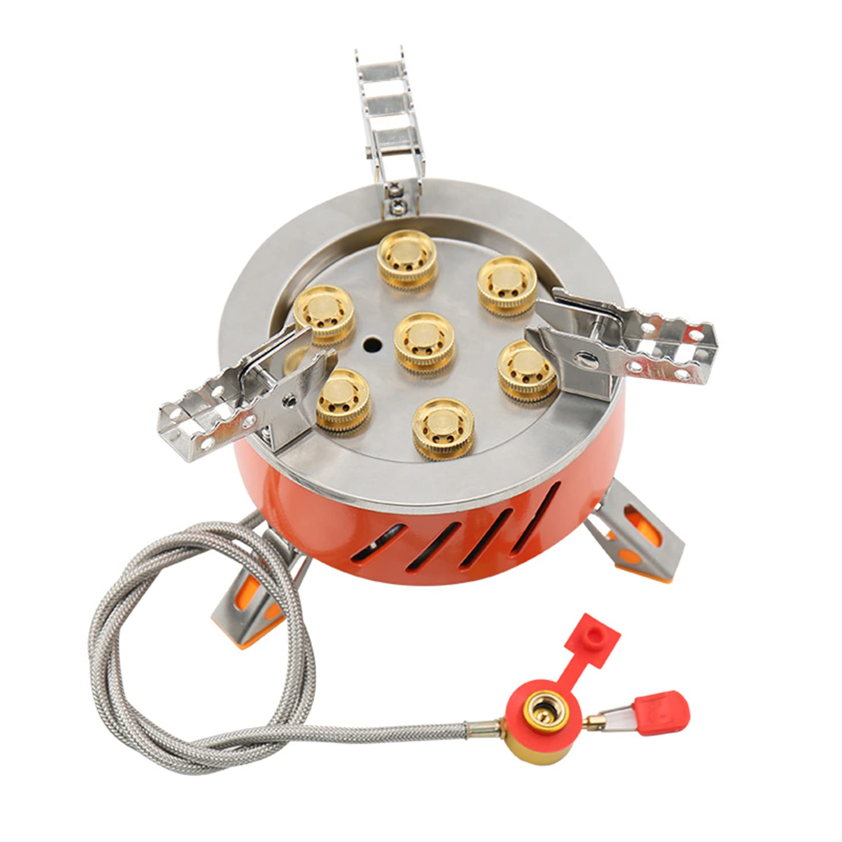 17800W Ultralight Portable Wind-Resistant Camping Stove with Piezo Ignition - Adjustable Backpacking Stove for Outdoor Cooking, Hiking, Mountaineering | Perfect for Camping Trips, Emergency Preparedness & Survival Gear