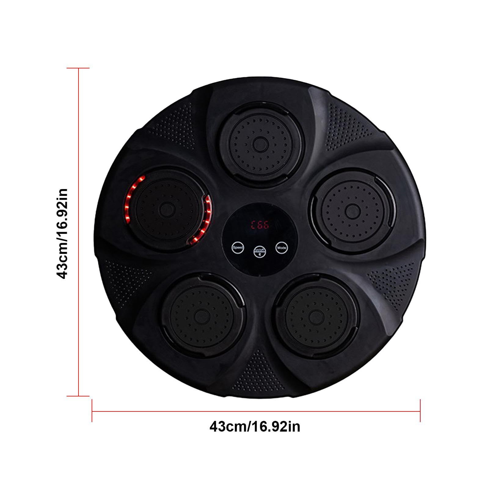 Smart Electronic Boxing Machine with Music & RGB Lights - Wall Mount Punching Target for Adult Home Workouts | Perfect for Fitness Training, Stress Relief & Fun Exercise