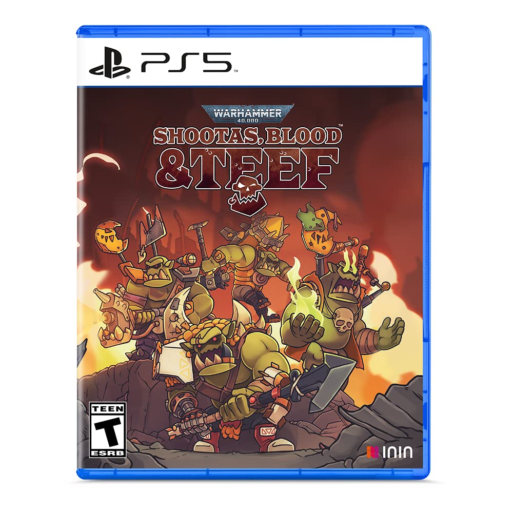 Warhammer 40,000: Shootas, Blood & Teef - PS5 Game | Action-Packed Ork Adventure | Perfect for Warhammer Fans & Action Game Lovers | Great for Solo Play & Gaming Nights