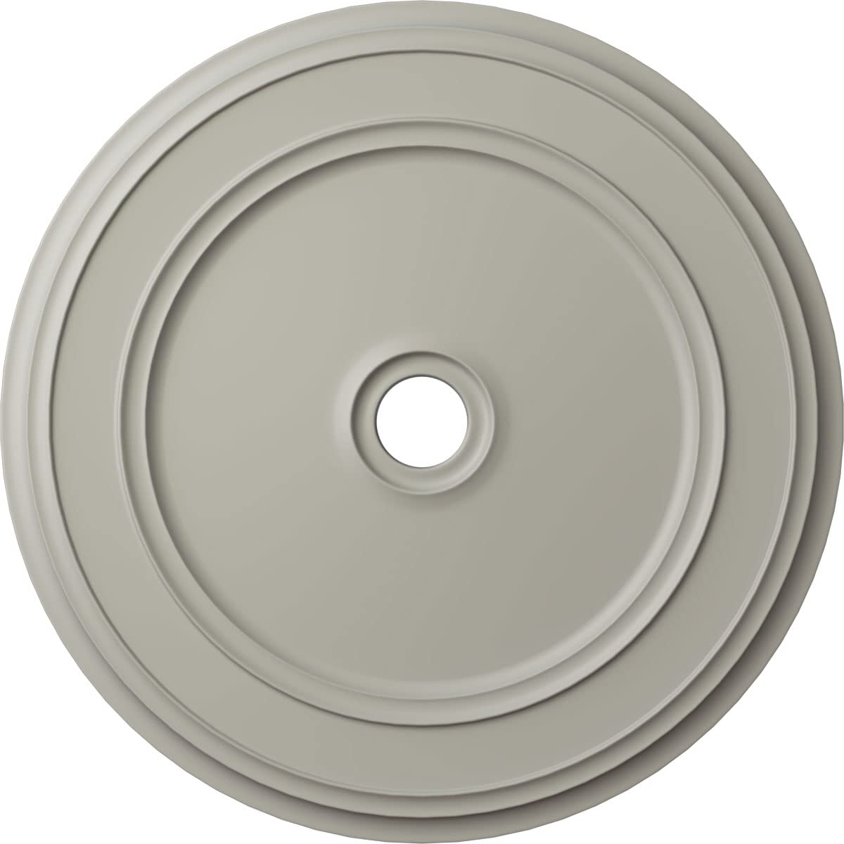 Ekena Millwork 41 Inch Classic Ceiling Medallion - Hand-Painted Cream Finish, 41 1/8