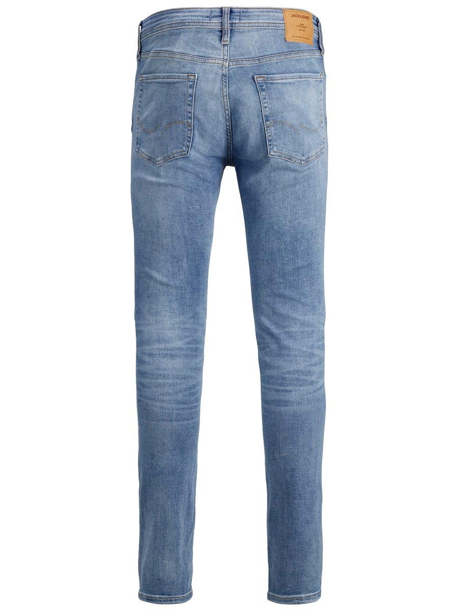 JACK & JONES Men's Slim Fit Stretch Denim Jeans for Casual Wear - Comfortable & Stylish for Everyday Outfits and Office Looks