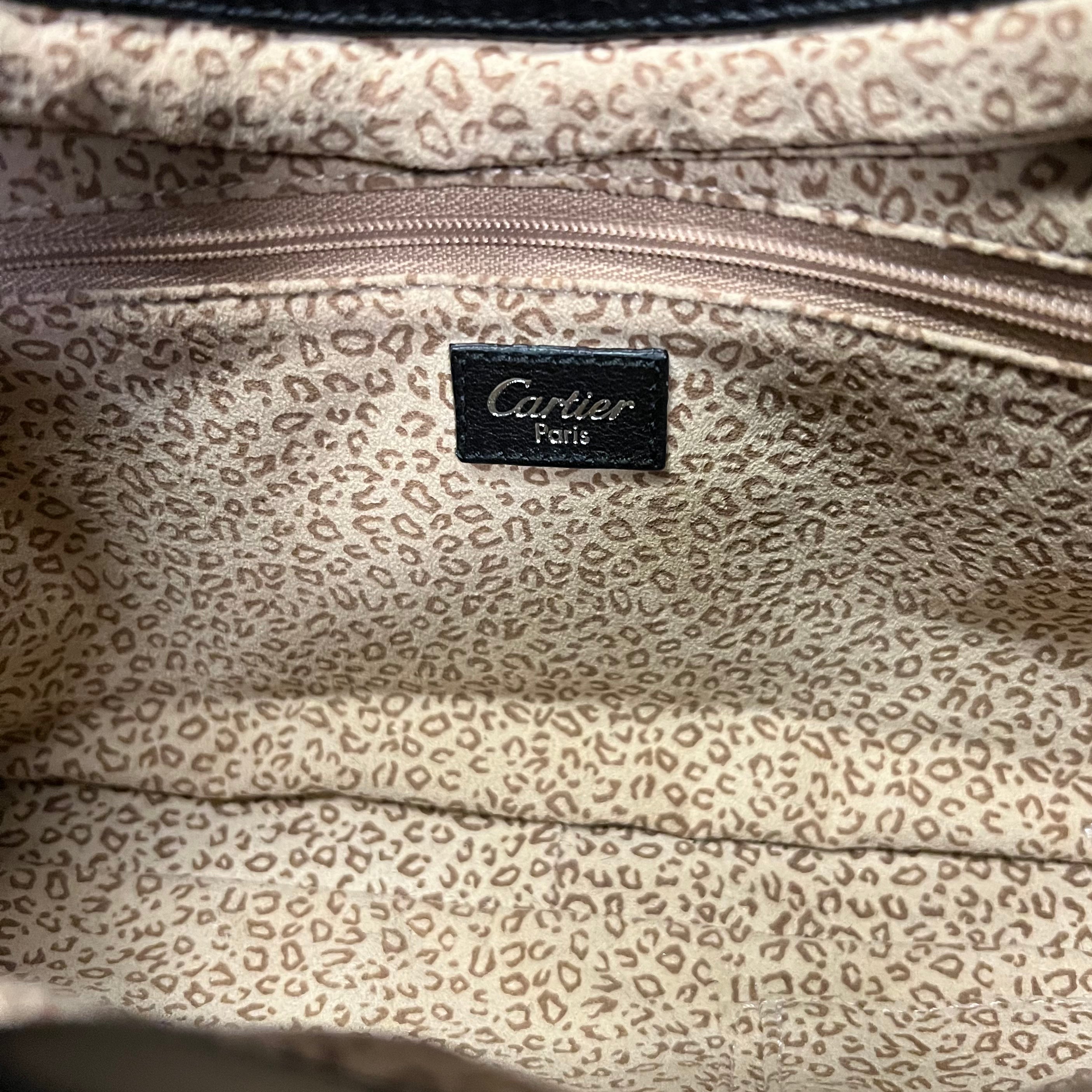 Cartier Panther de Cartier Leather Shoulder Bag for Women - Luxury Designer Handbag for Work, Travel & Evening Events