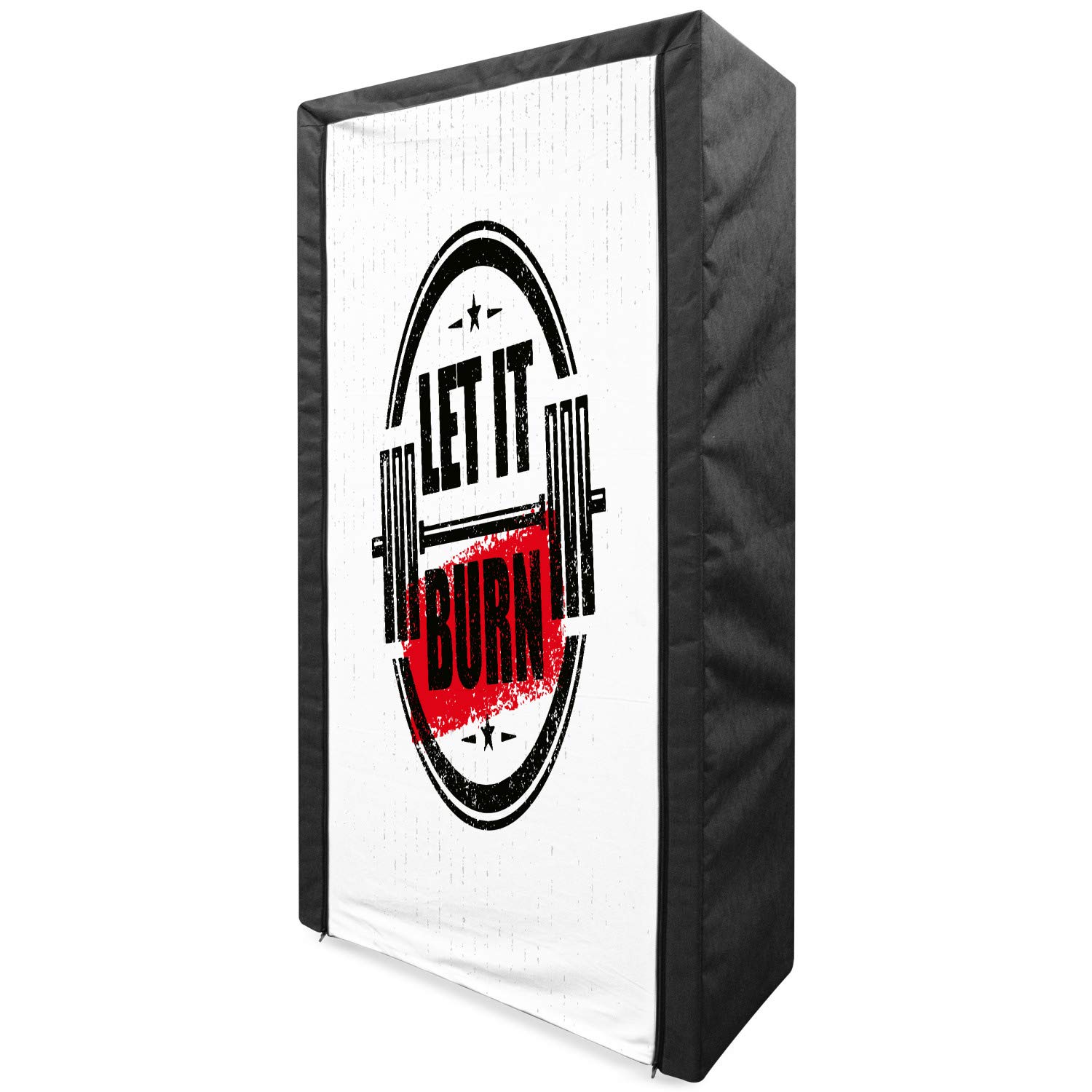 Ambesonne Portable Fabric Wardrobe for Gym & Home - 33.5