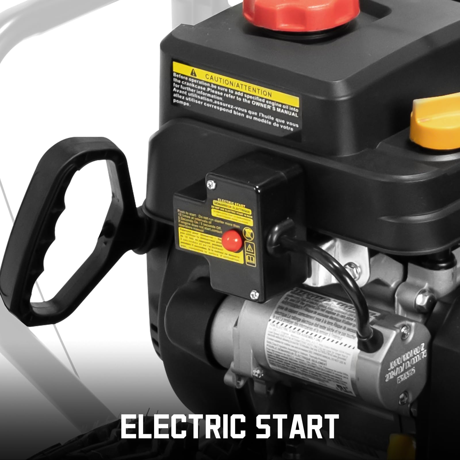 24-Inch 212cc Gas Powered Two-Stage Snow Blower with Electric Start - Self-Propelled, LED Headlight & 13