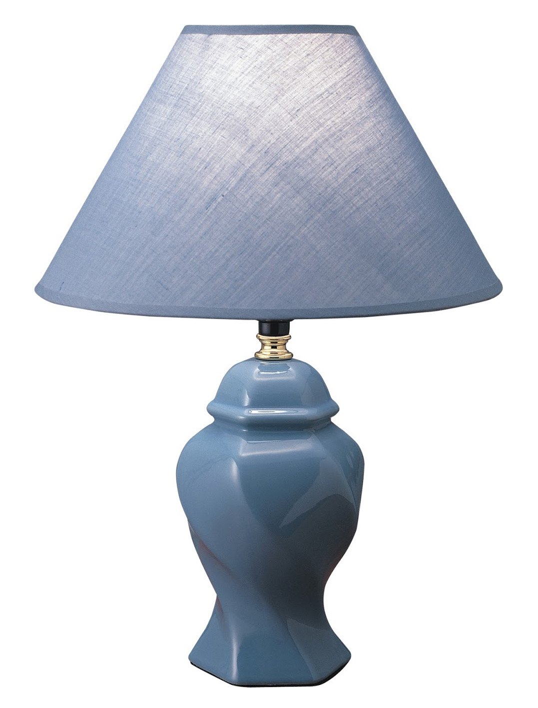 Elegant Ceramic Table Lamp with Vase Design - Blue Home Decor for Bedroom & Living Room | Perfect for Modern Interior, Wedding Gifts & Housewarming Presents