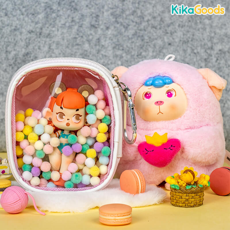 Blind Box Walk The Doll Fluffy Ball Bag - Cute Plush Toy for Kids & Collectors | Perfect for Gifts, Parties & Surprise Unboxing Fun