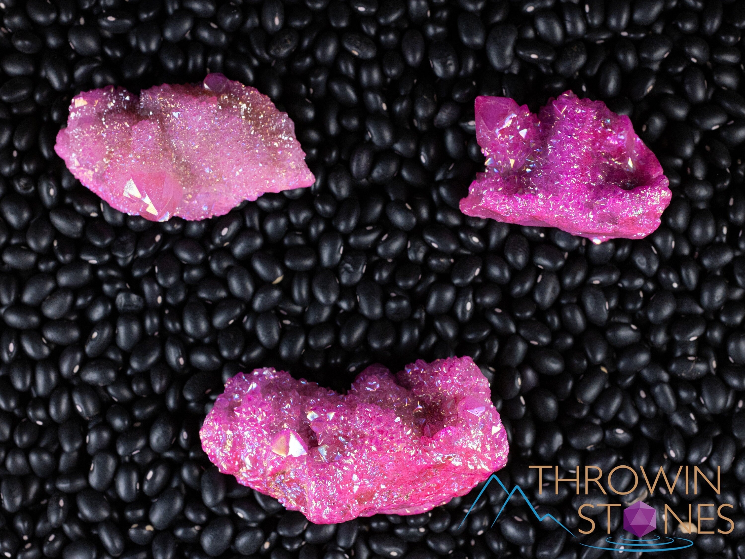 Natural Pink Rose Aura Quartz Crystal Cluster - Rainbow Spirit Quartz for Healing, Meditation & Home Decor - Perfect for Reiki, Feng Shui & Spiritual Gifts
