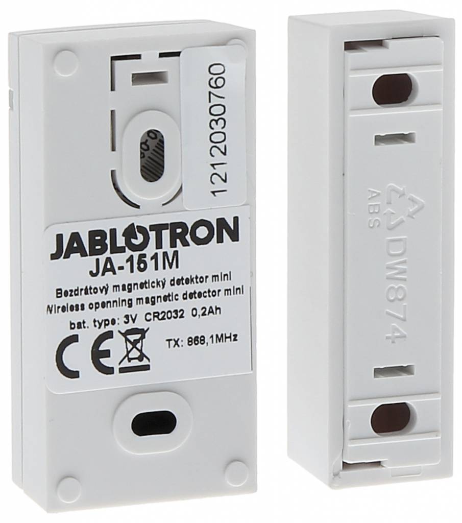 JA 151M Wireless Mini Magnetic Contact Sensor - Home Security Alarm System for Doors & Windows | Easy DIY Installation, Smart Home Integration