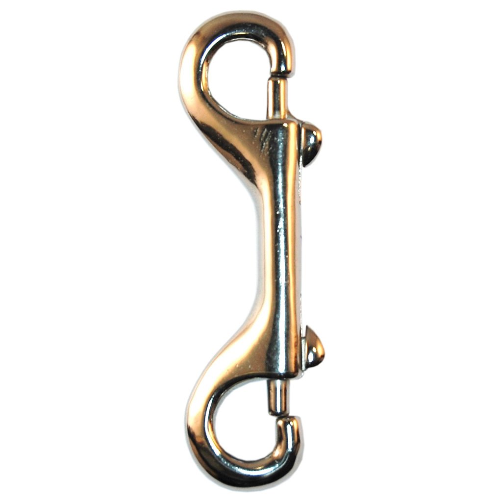 Stainless Steel Double Ended Bolt Snap with Swivel - Heavy Duty Durable Beaver Snap for Climbing, Dog Leash, and Outdoor Gear