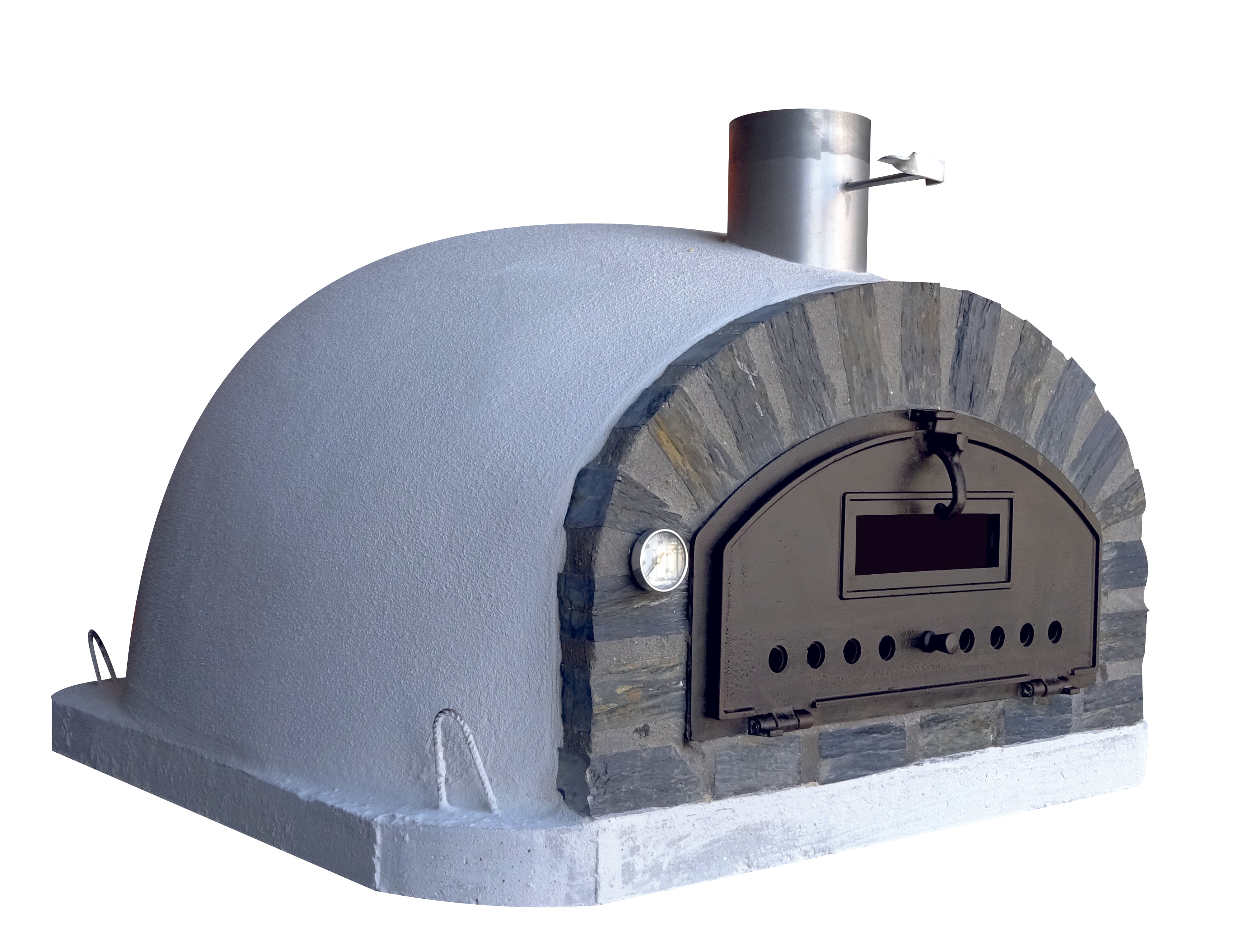Premium Pizzaioli Pizza Oven Stone Arch - Authentic Italian Outdoor Pizza Maker for Backyard, Patio & Garden Cooking | Perfect for Wood-Fired Pizza, Bread & Roasting