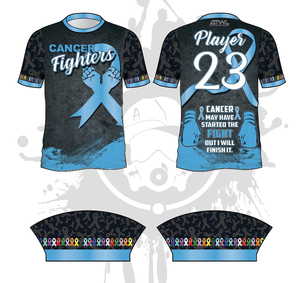 Cancer Fighters Men's Baseball Jersey - Comfortable & Durable Team Apparel for Baseball Games, Fundraisers & Awareness Events
