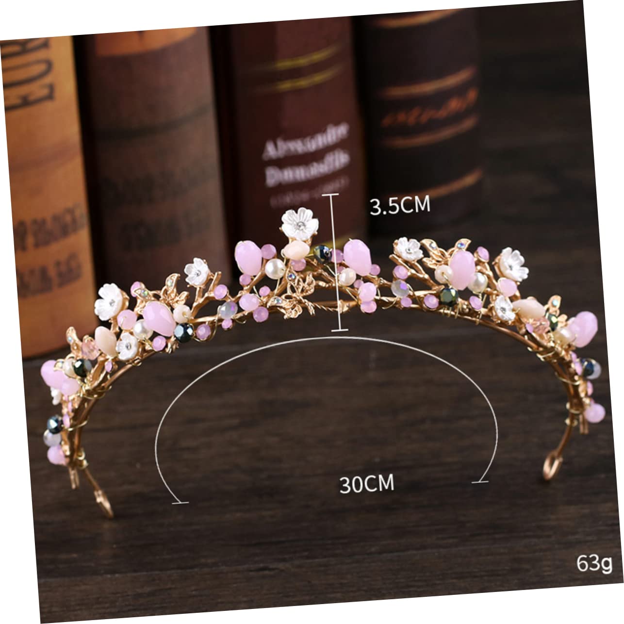 FOMIYES 2-Piece Crystal Rhinestone Flower Tiara Set - Baroque Wedding Crown, Bridal Headpiece for Women, Pageant Princess Hair Accessories | Perfect for Weddings, Birthday Parties, Prom, and Special Occasions