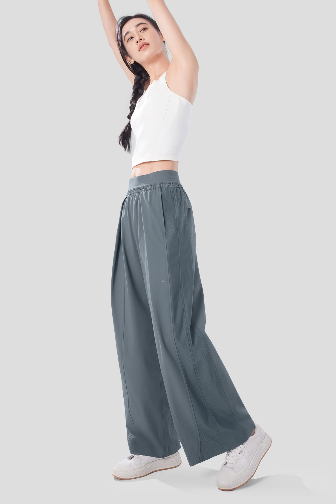 Syncy Women's UPF50+ Sun Protection Pants - Breathable Wide Leg Trousers for Outdoor Activities, Hiking & Beach Vacations