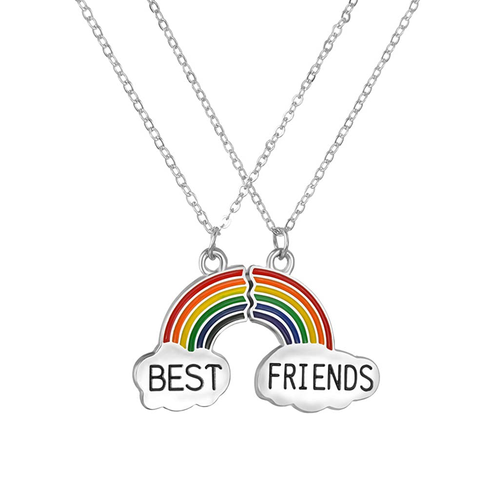 Best Friend Necklaces for 2 - Friendship Necklace Set MZLYQ, Perfect Birthday Gift for Girls, Sisters, Women, Teen Girls & Boys - Ideal for Daily Wear, Special Occasions & Celebrating Friendship