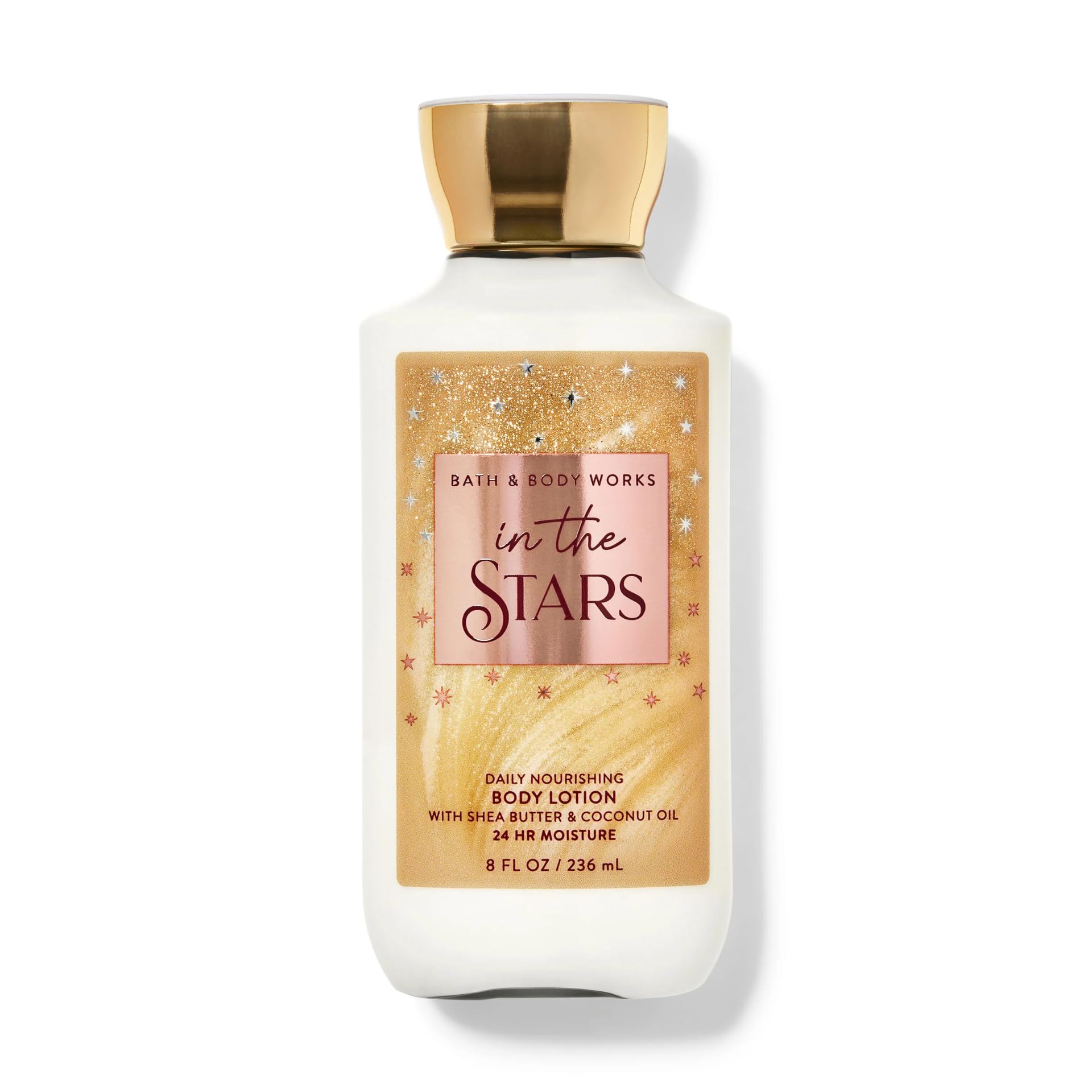 Bath & Body Daily Nourishing Body Lotion with Shea Butter - 8 Fl Oz Full Size, In The Stars Fragrance - Moisturizing & Hydrating for Dry Skin - Perfect for Daily Use, Gift Giving & Self-Care Routine