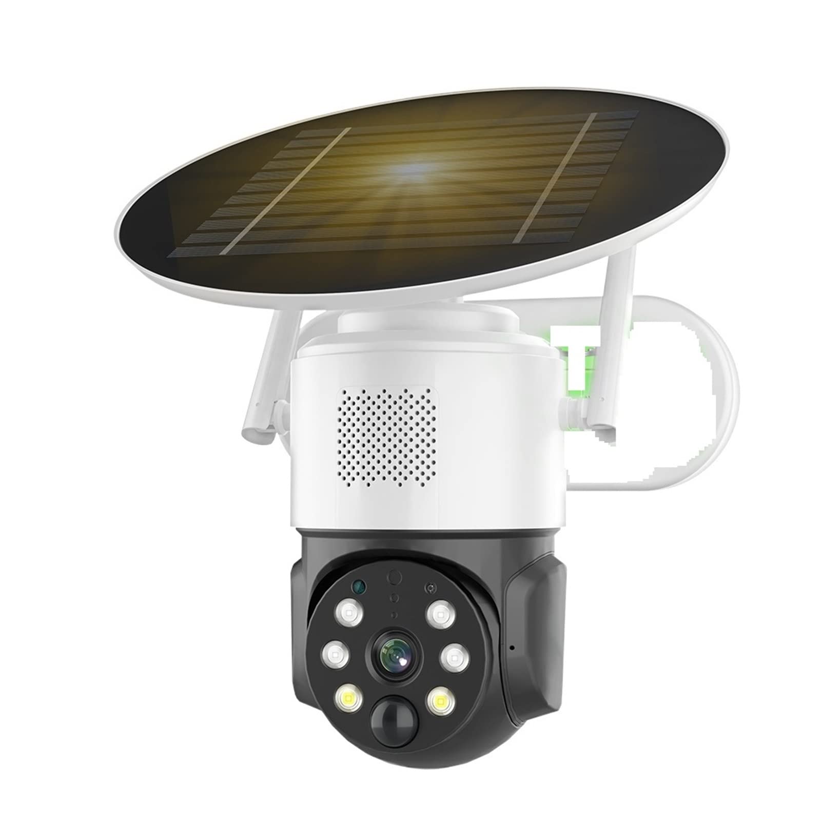 5MP 4G Solar Security Camera Outdoor - MZZYG Wireless PTZ IP Camera with PIR Human Detection, 30M Full Color Night Vision, Battery & WiFi (4G Version) - Ideal for Home Security, Farm Monitoring & Construction Site Surveillance