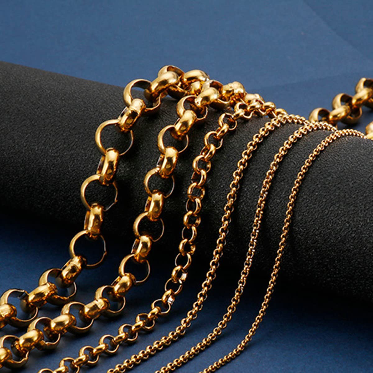 50CM Gold Stainless Steel Chain Necklace for Men - 3MM Thick Link Necklace | Perfect for Everyday Wear, Gifts & Special Occasions