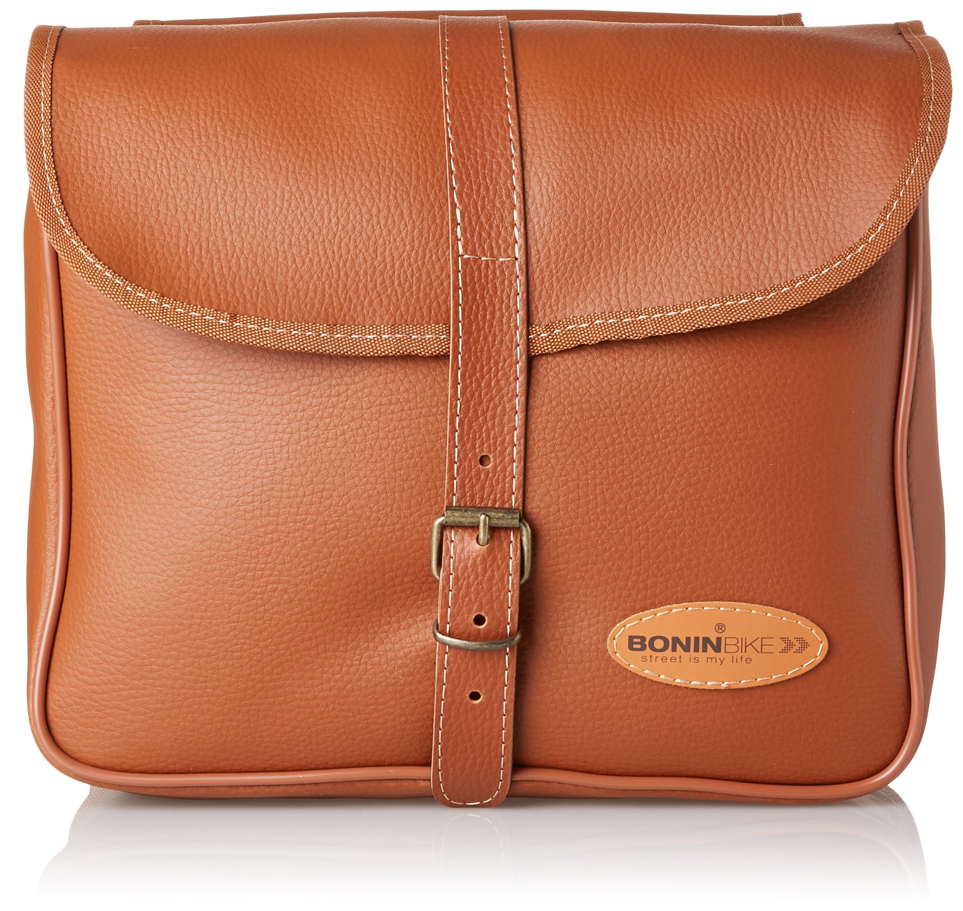 Cicli Bonin Unisex Eco-Friendly Faux Leather Saddle Bag - Perfect for Cycling, Commuting & Outdoor Adventures