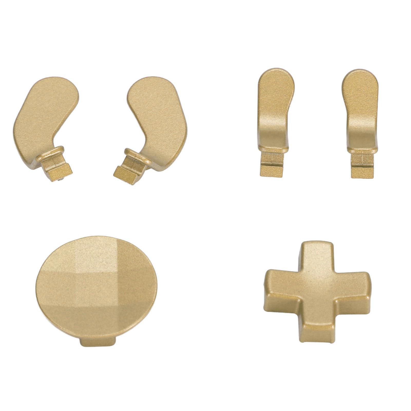 13 in 1 Metal Thumbsticks for Xbox One Elite Series 2 Controller - Replacement Joystick Caps & Accessories Kit (Gold) - Enhance Precision for FPS, Racing & Competitive Gaming