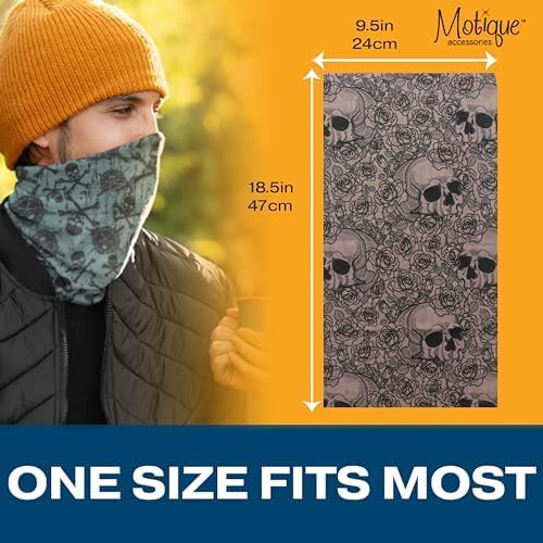 Seamless Bandana Tube Face Scarf 3 Pack - Breathable, Stretchy & Versatile for Outdoor, Cycling, Hiking & Sports
