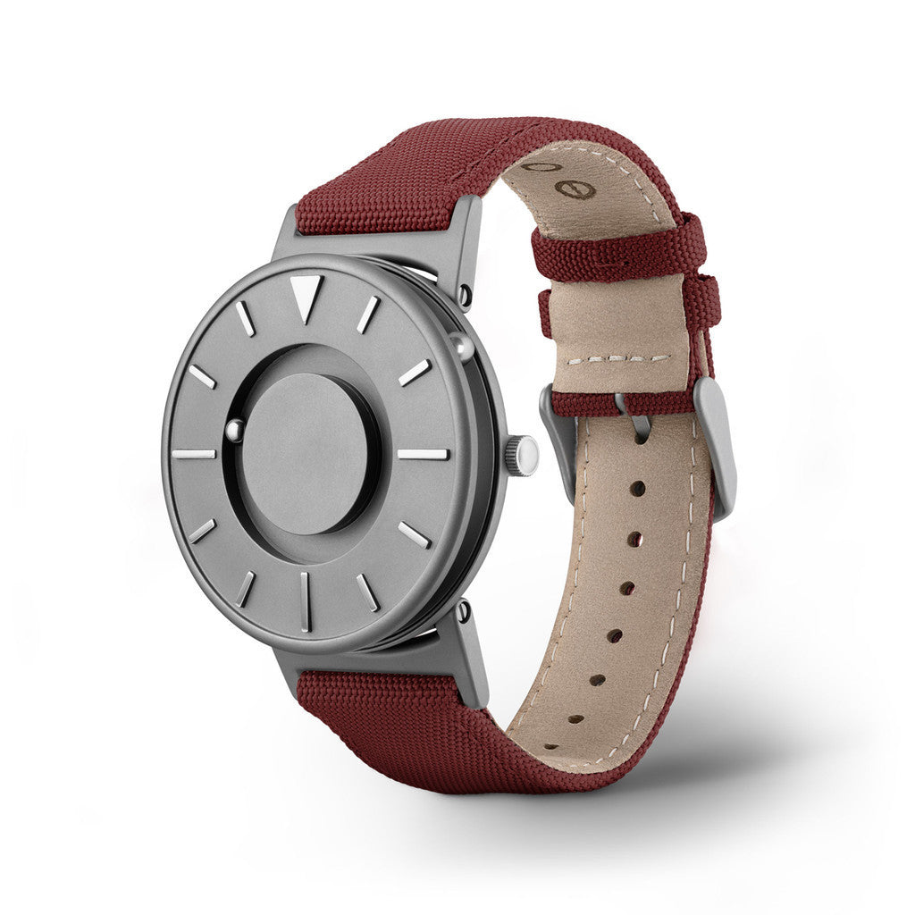 Eone The Bradley Canvas Watch - Minimalist Analog Watch for Men & Women - Stylish Waterproof Wristwatch for Business, Casual & Outdoor Activities