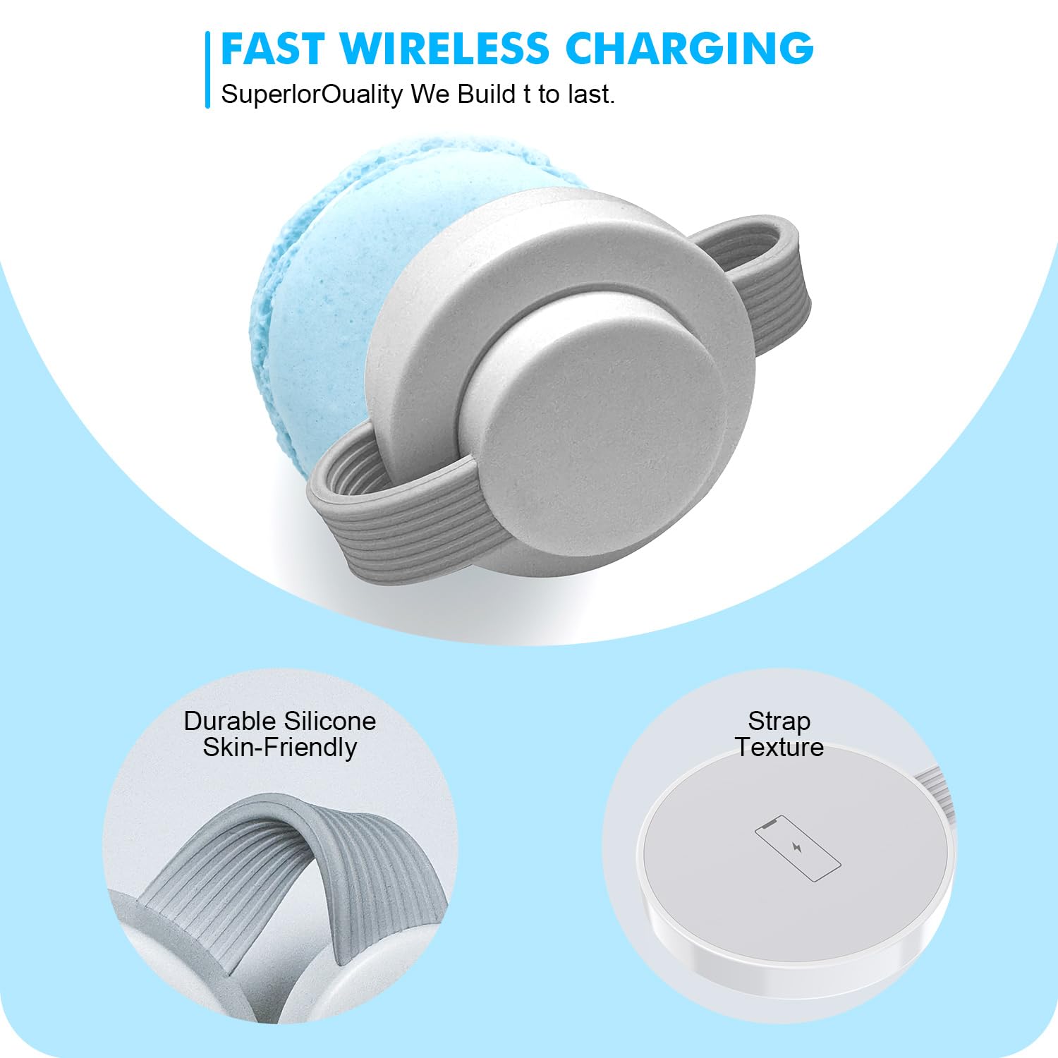3-in-1 Foldable Magnetic Wireless Charging Station for iPhone 16 Pro Max/16/15/14/13, Apple Watch Series & AirPods - Portable Travel Charger Pad for Multiple Apple Devices | Perfect for Home, Office & Travel Use